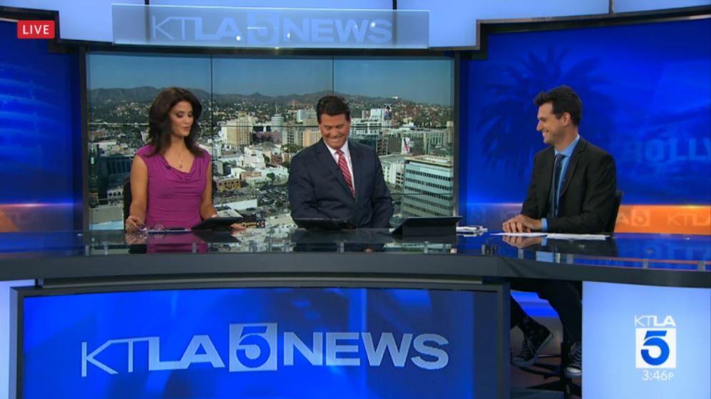 KTLA s New Graphics New Set Page 3 Los Angeles News